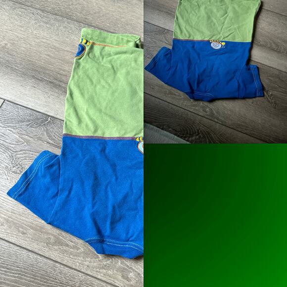 Le Top Frog Romper - Size 9 Months - Color Block Design - Picture 5 of 7